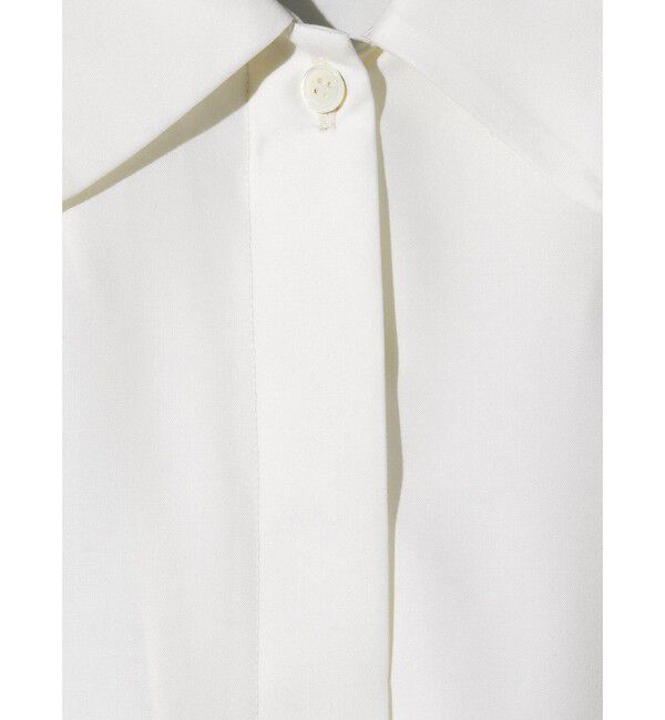 MIDIUMISOLID「MIDIUMISOLID for Ladies リラックスロングカフスシャツ」|シャツ・ブラウス|