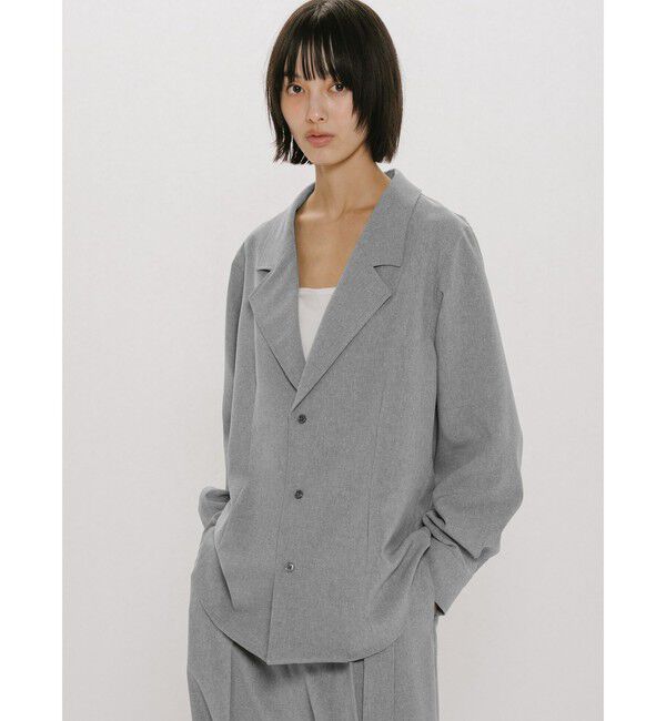 MIDIUMISOLID「MIDIUMISOLID for Ladies テーラードシャツ」|シャツ・ブラウス|