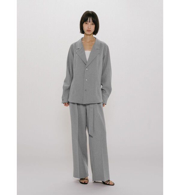 MIDIUMISOLID「MIDIUMISOLID for Ladies テーラードシャツ」|シャツ・ブラウス|