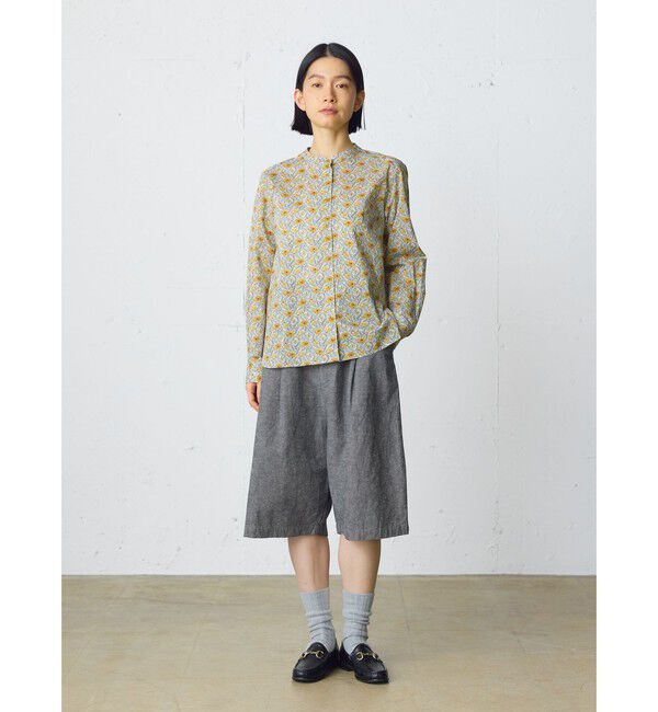 MidiUmi「MidiUmi リバティプリントシャツ」|シャツ・ブラウス|