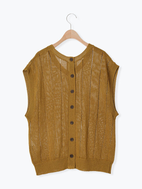 Samansa Mos2「テープヤーン前後2WAYベスト」|ダウンベスト・ベスト|