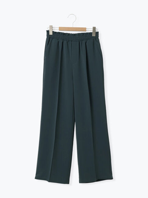 Samansa Mos2 blue「ストレートイージーパンツ」|その他|グリーン