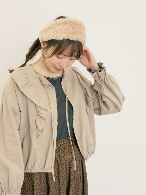 Samansa Mos2「リボンフリルジャケット」|その他|