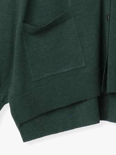 Samansa Mos2 blue「マルチスタイルVネックカーディガン」|カーディガン|