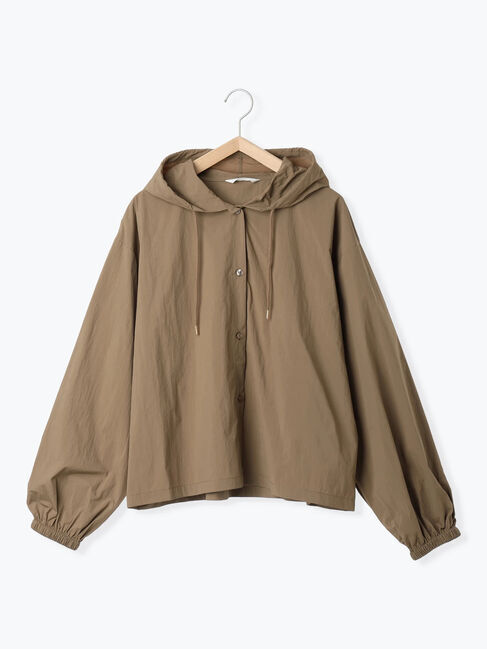 Samansa Mos2 blue「◎フードドロストシャツ」|シャツ・ブラウス|