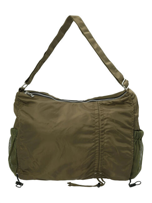 Samansa Mos2 blue「ナイロンシャーリングバッグ」|その他|