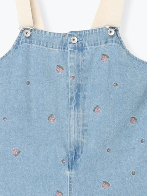 Samansa Mos2「【オーガニックコットン】デニムサロペット」|その他|