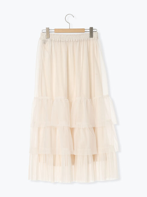 Samansa Mos2「2WAYチュールティアードスカート」|スカート|