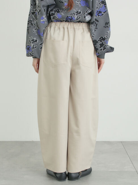 Samansa Mos2「サイド深タックバレルパンツ」|その他|