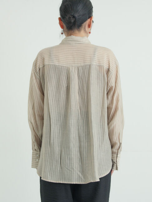 Samansa Mos2「柄アソートシアーシャツ」|シャツ・ブラウス|