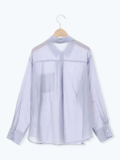 Samansa Mos2「柄アソートシアーシャツ」|シャツ・ブラウス|