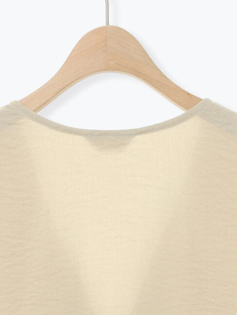 Samansa Mos2「(セットアップ可)フリルジップベスト」|ダウンベスト・ベスト|