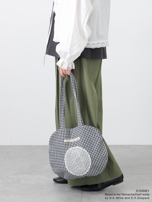 Samansa Mos2「【Disney】くまのプーさん/レース付き丸バッグ」|その他|
