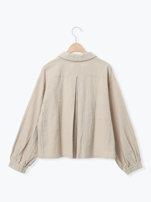 Samansa Mos2「【Cross&times;Staff】ブローチ付シャツジャケット」|その他|