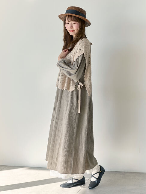 Samansa Mos2「【Cross&times;Staff】前後2WAYワンピース」|ワンピース|