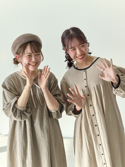 Samansa Mos2「【Cross&times;Staff】前後2WAYワンピース」|ワンピース|