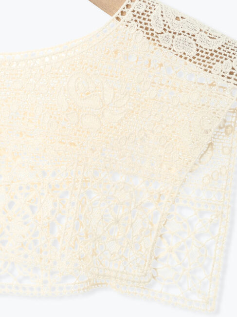 Samansa Mos2「【Cross&times;Staff】レース襟付きブラウス」|シャツ・ブラウス|