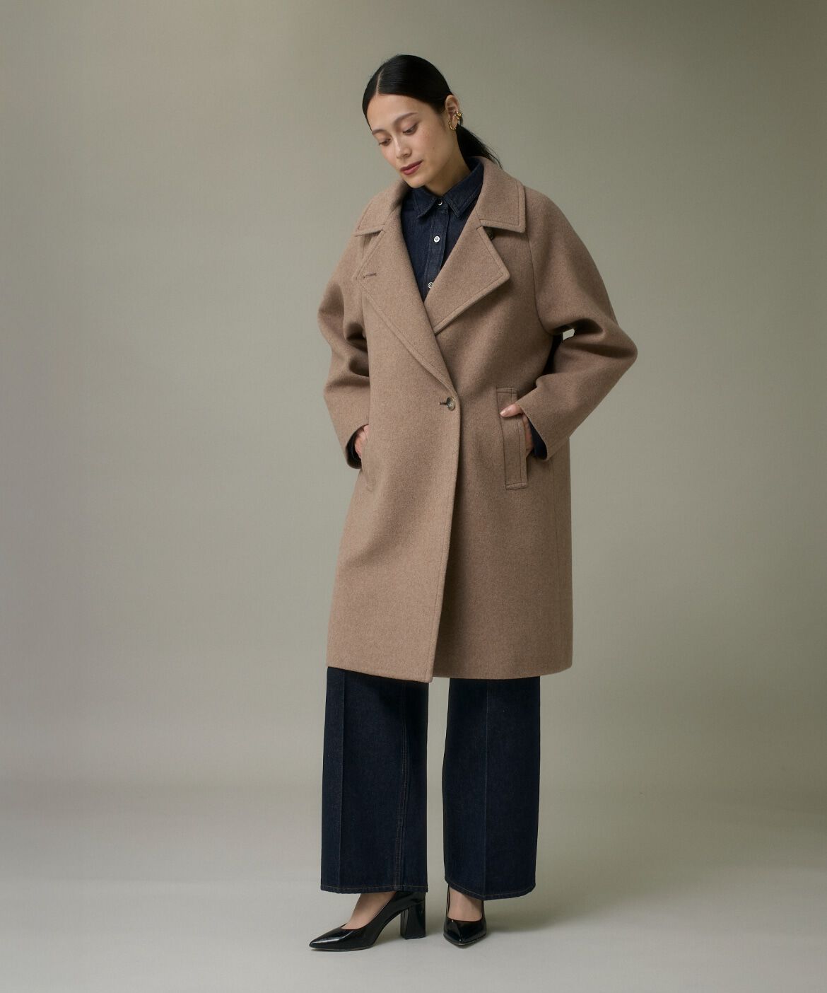 DAY by DAY it&rsquo;s international「スペリオルメルトンステンカラーコート」|ステンカラーコート|