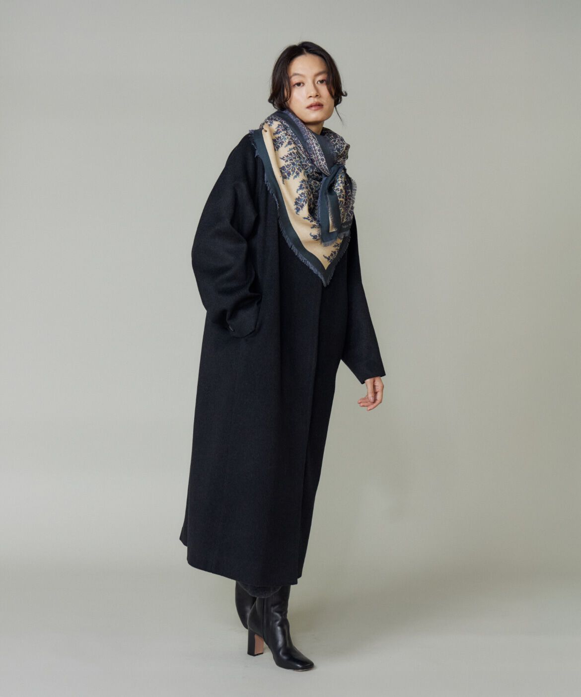 la veille by SUPERIOR CLOSET「スタンドカラーコート」|ステンカラーコート|