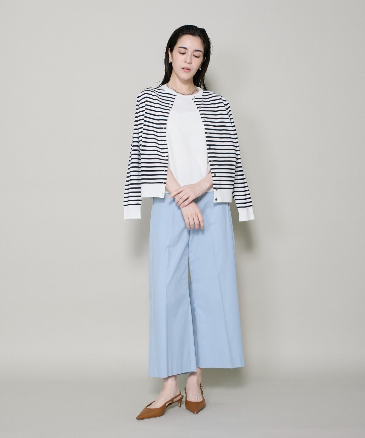 DAY by DAY it&rsquo;s international「配色クルーネックアンサンブル」|カーディガン|