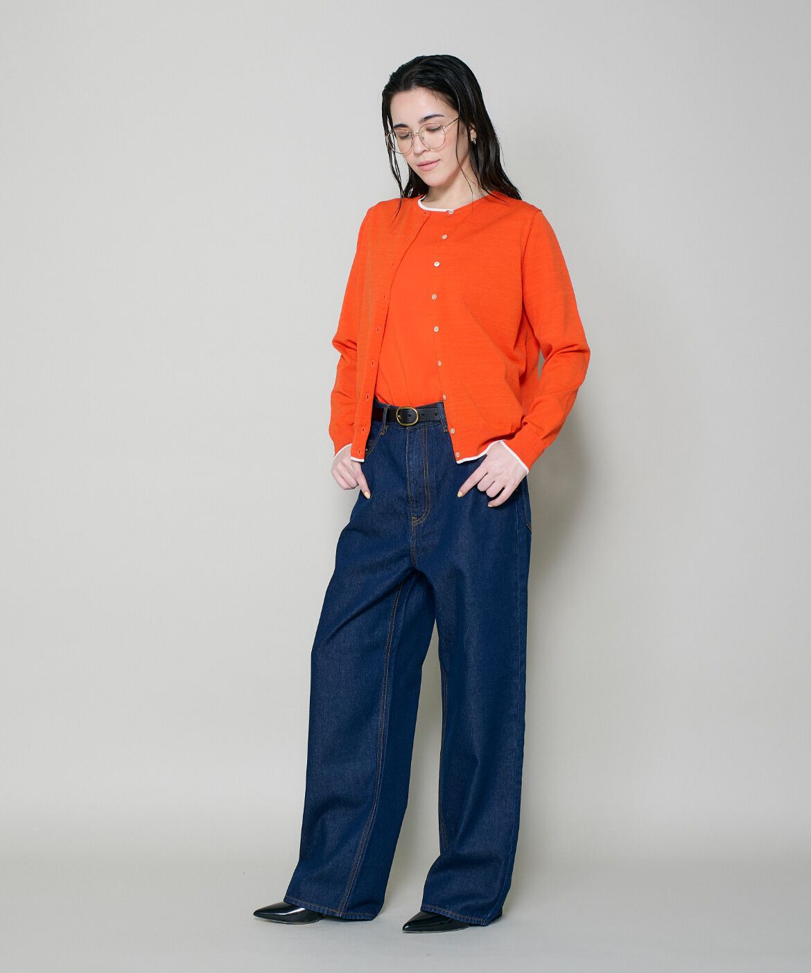 DAY by DAY it&rsquo;s international「配色クルーネックアンサンブル」|カーディガン|