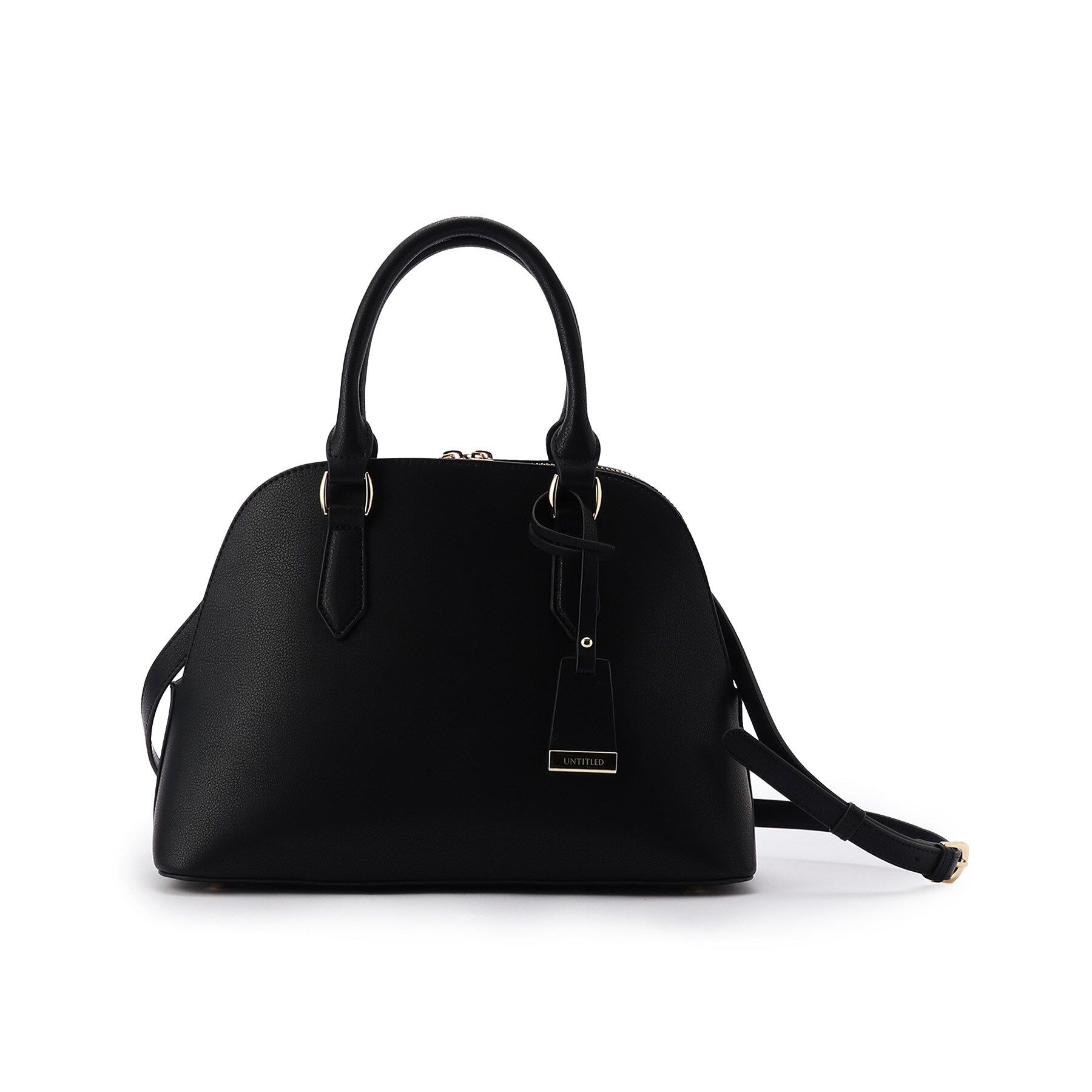 UNTITLED「【追加8／名品】2WAYポケットボストンバッグ」|ハンドバッグ|ブラック(019)