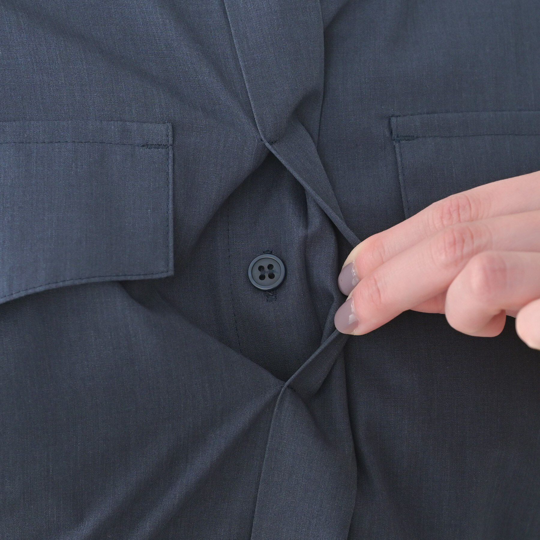 UNTITLED「シャンブレーシャツワンピース」|ワンピース|