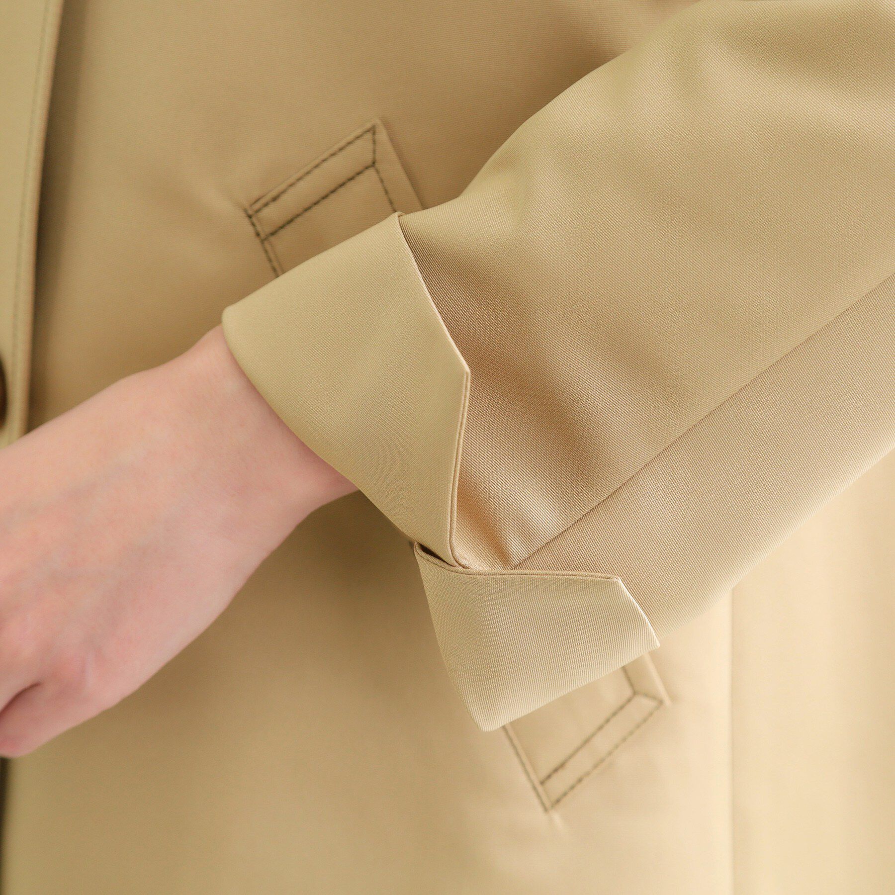 Reflect「【オン・オフ着回しやすい◎】ダブルブレストジャケット」|ステンカラーコート|