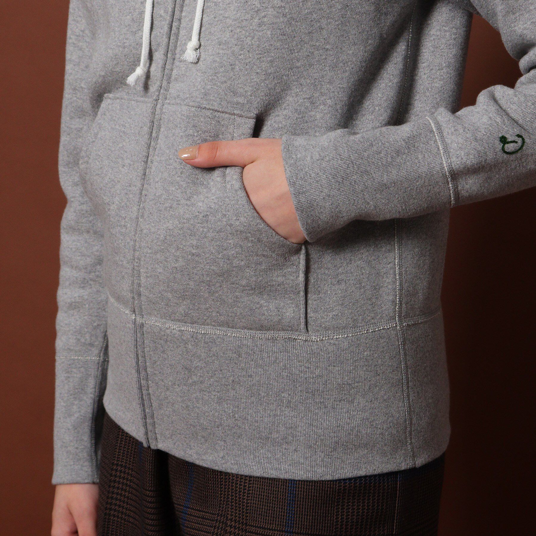 DRESSTERIOR「デキシー吊裏毛ジップアップパーカ」|パーカー|