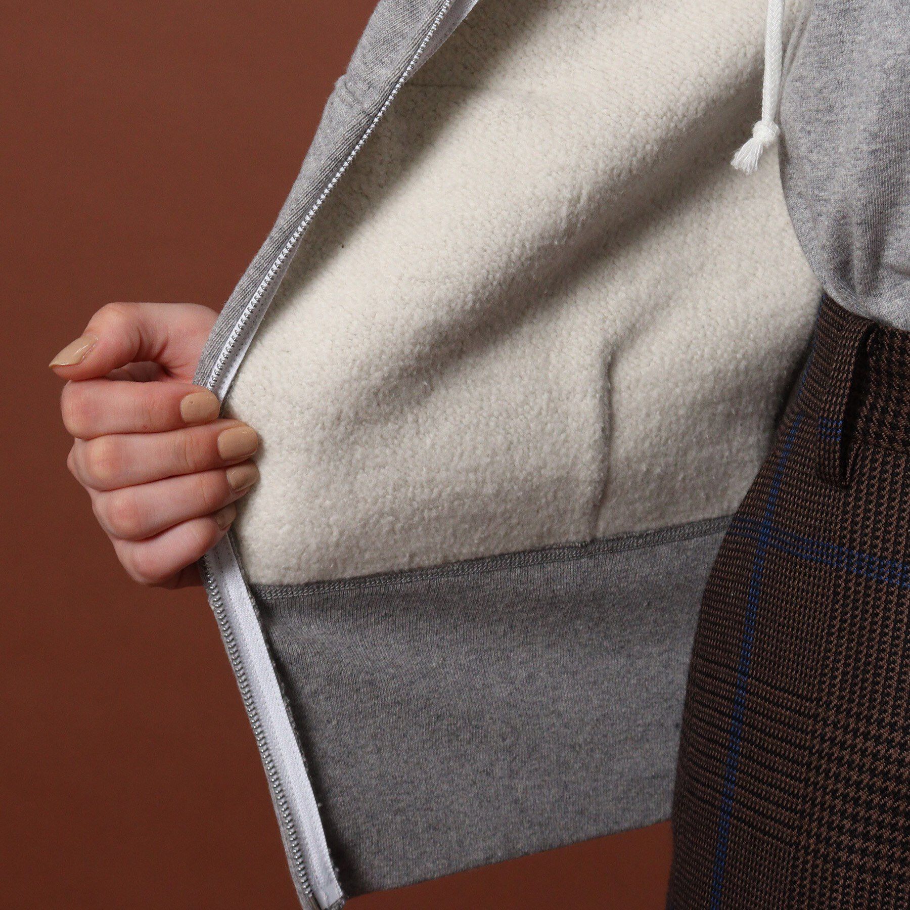 DRESSTERIOR「デキシー吊裏毛ジップアップパーカ」|パーカー|