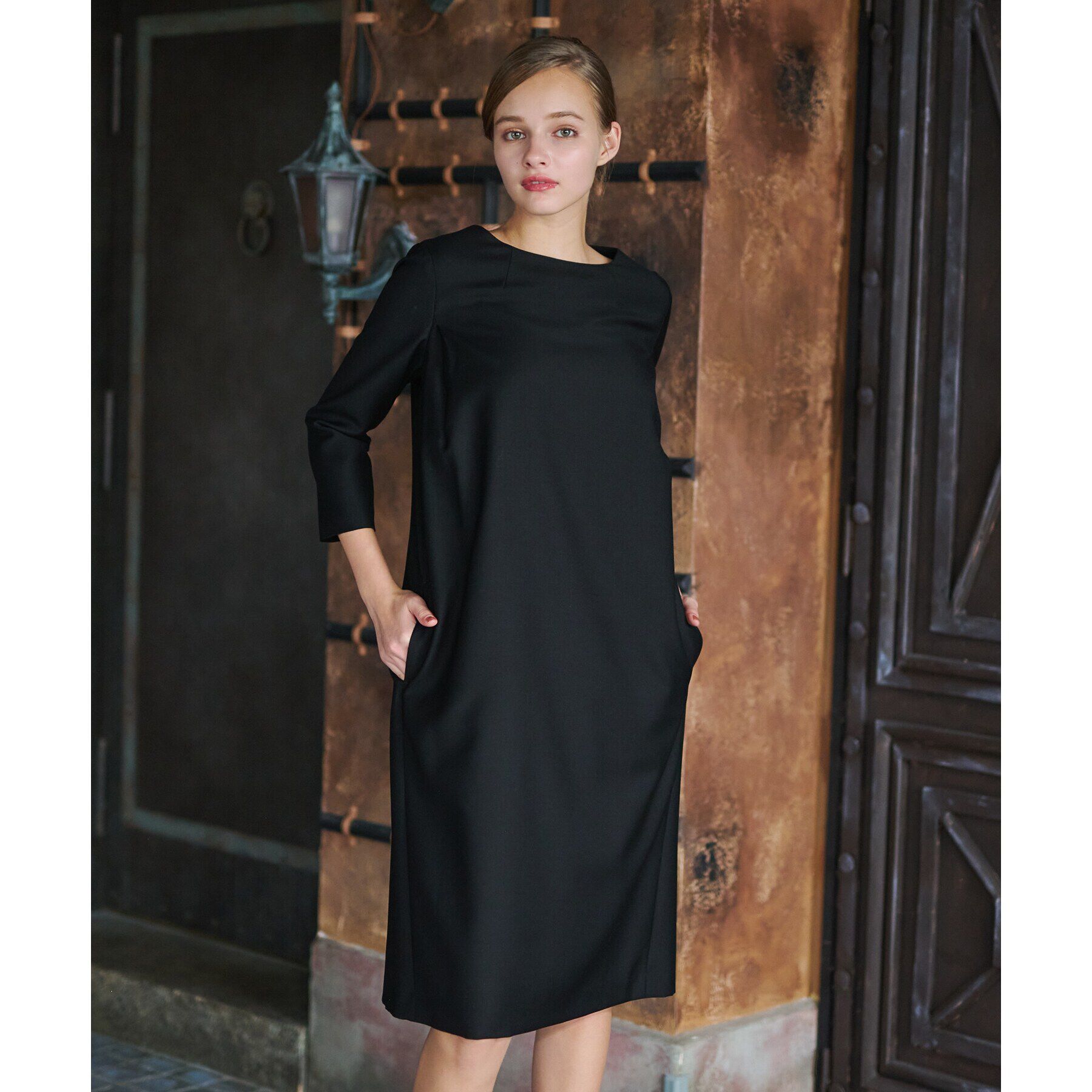 DRESSTERIOR「【セットアップ可】ブラックフォーマルワンピース」|ワンピース|