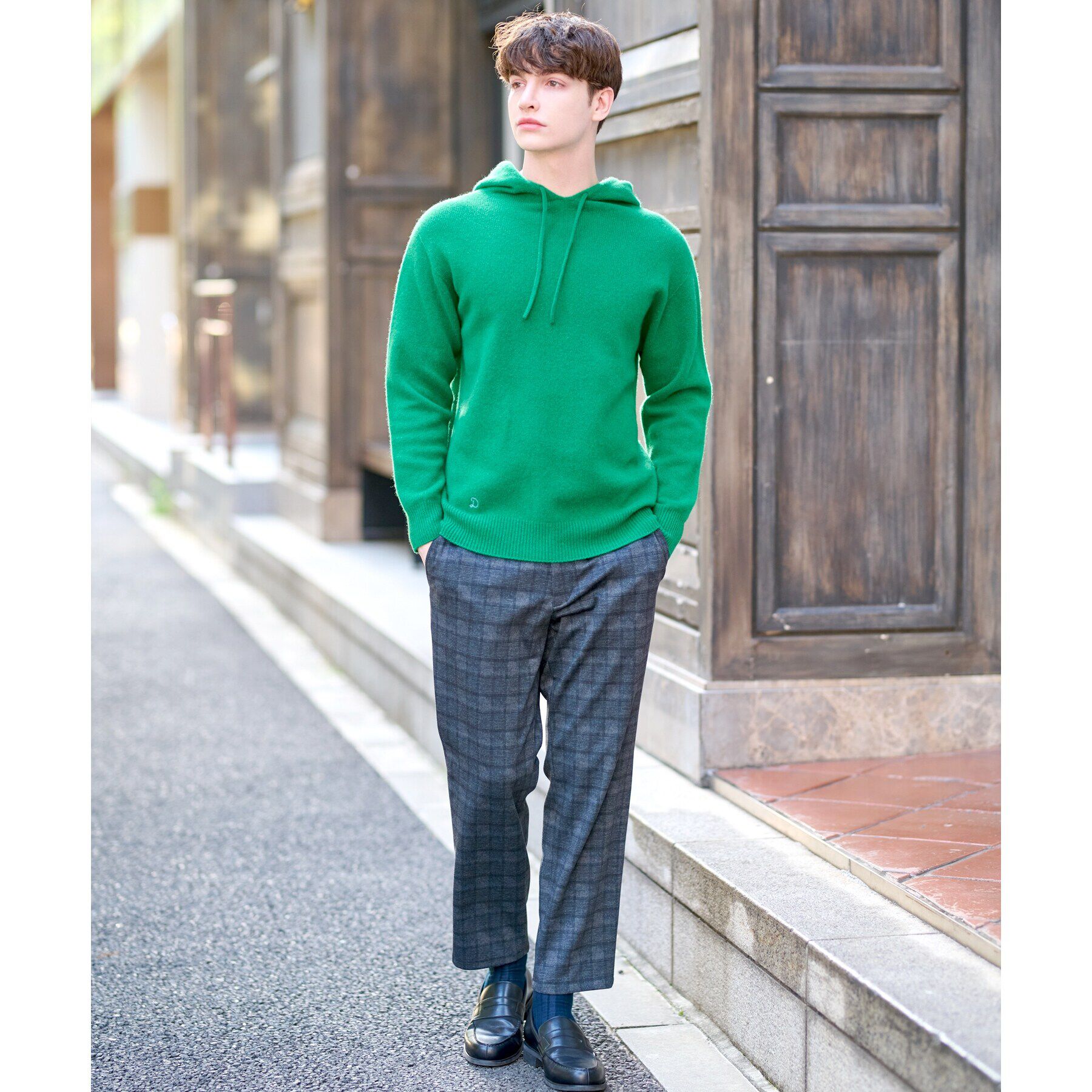 DRESSTERIOR「ホールガーメント ニットパーカ」|ニット・セーター|