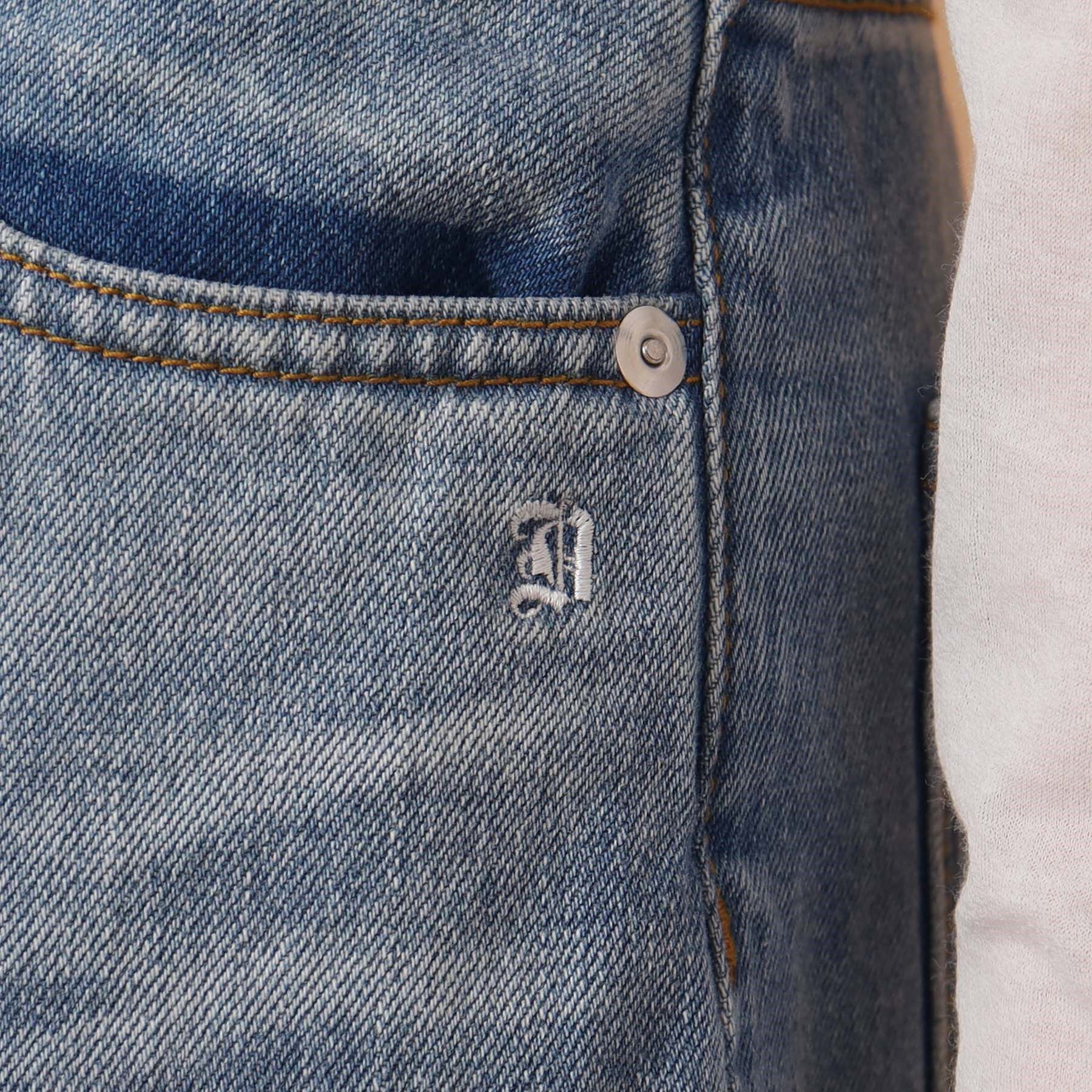 DRESSTERIOR「ヴィンテージ加工ワイドデニムパンツ」|デニム|