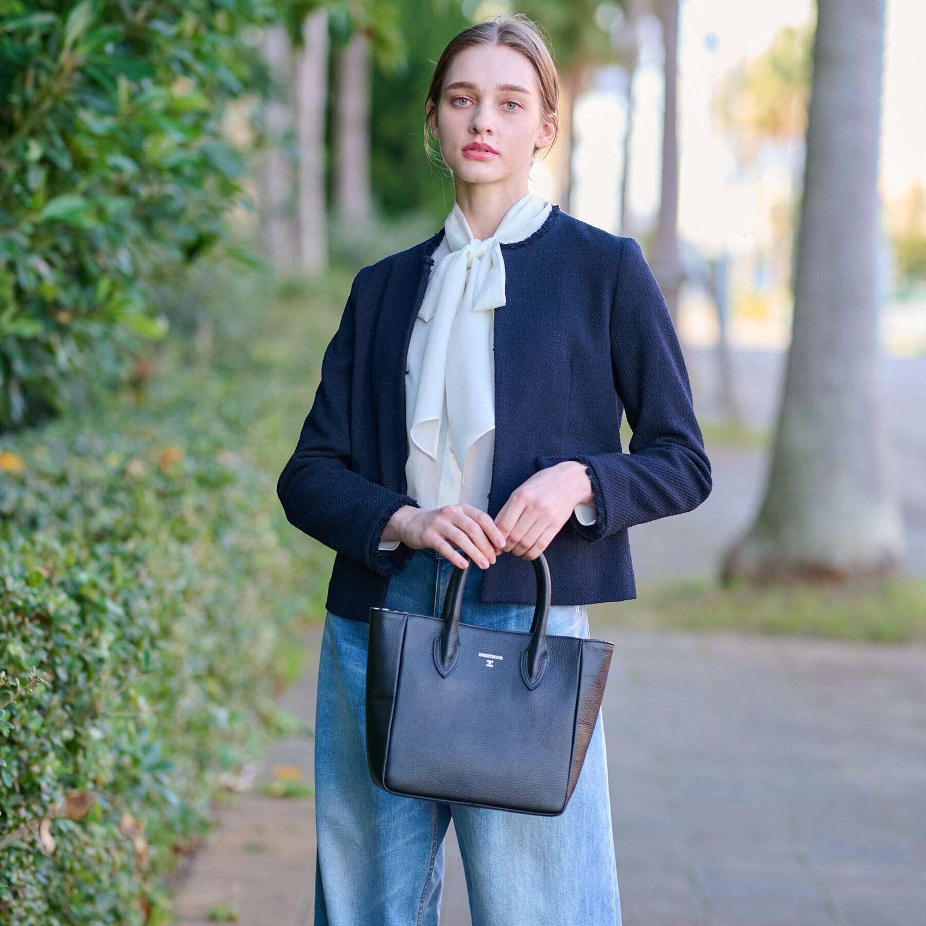 DRESSTERIOR「【セレモニー】オケージョンツイードジャケット」|ノーカラージャケット|