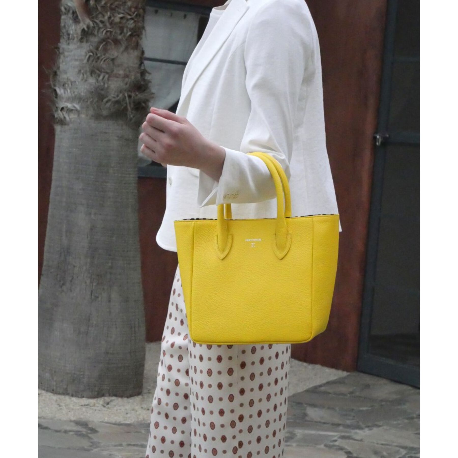 DRESSTERIOR「【大人MUSE5月号掲載】【日本製】シュリンクレザーミニトート」|トートバッグ|