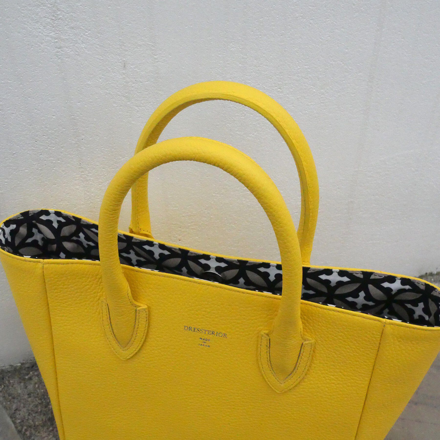 DRESSTERIOR「【大人MUSE5月号掲載】【日本製】シュリンクレザーミニトート」|トートバッグ|