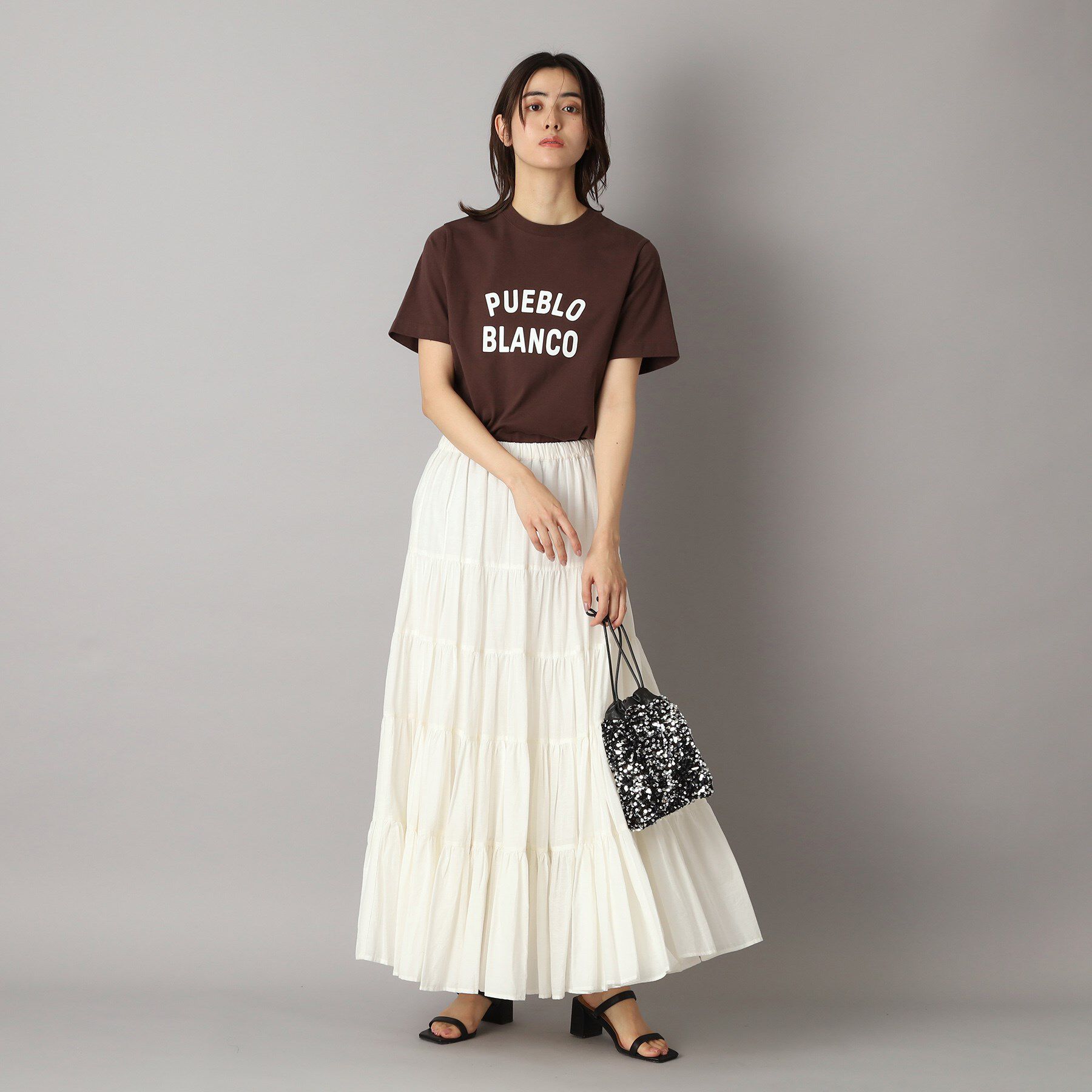 DRESSTERIOR「洗える/コットンボイルティアードスカート」|スカート|