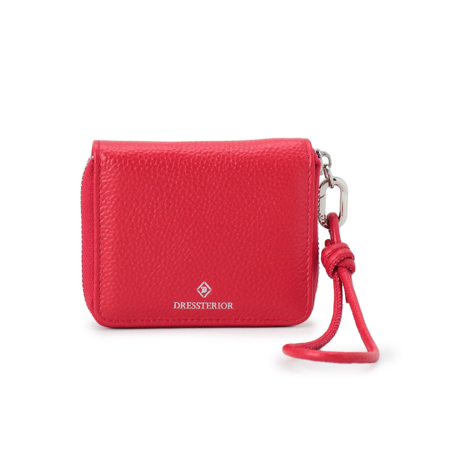 DRESSTERIOR「ハンドストラップ ミニウォレット」|財布|レッド(062)
