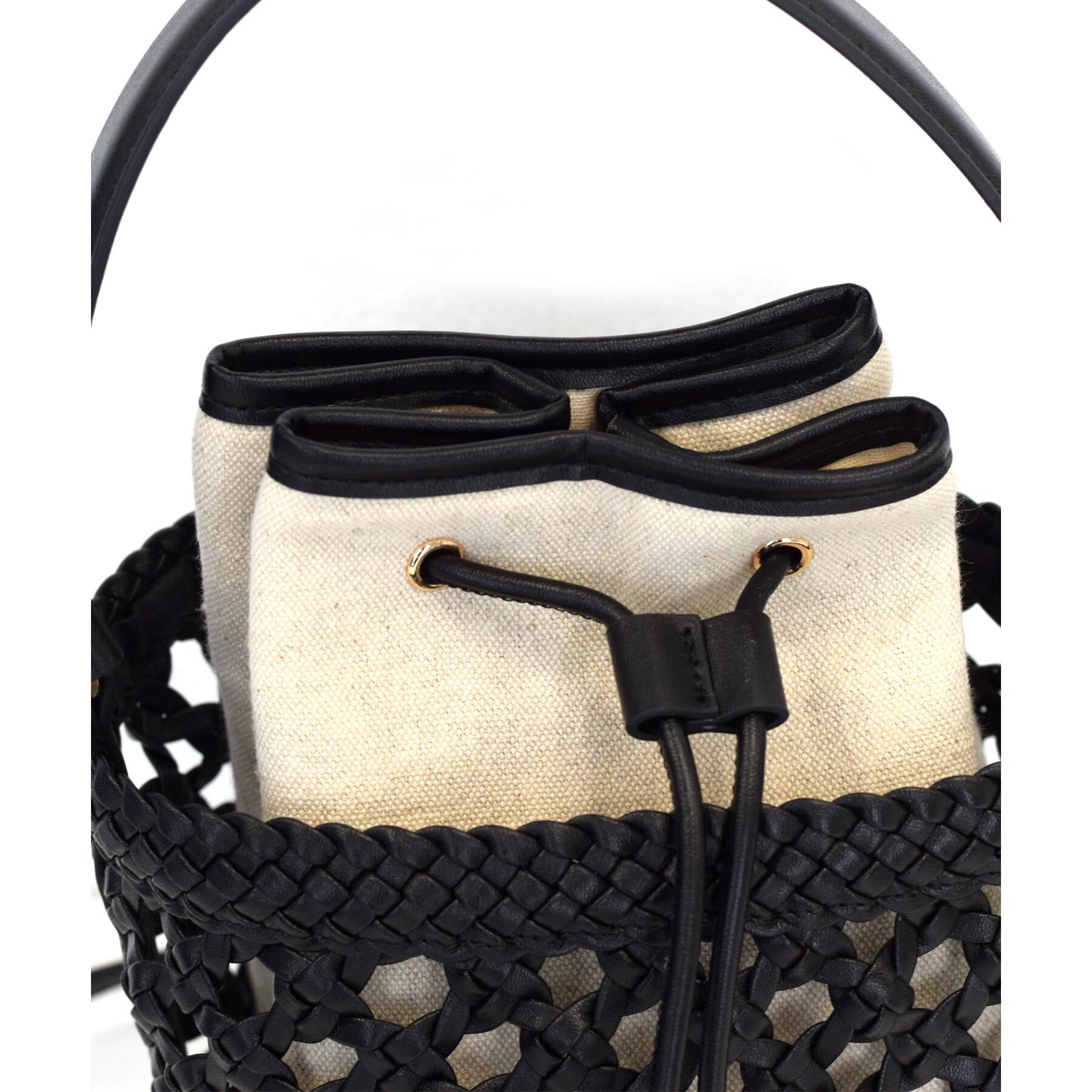 DRESSTERIOR「【大人MUSE5月号掲載】【3WAY】メッシュ＆キャンバス バケツBAG」|ハンドバッグ|