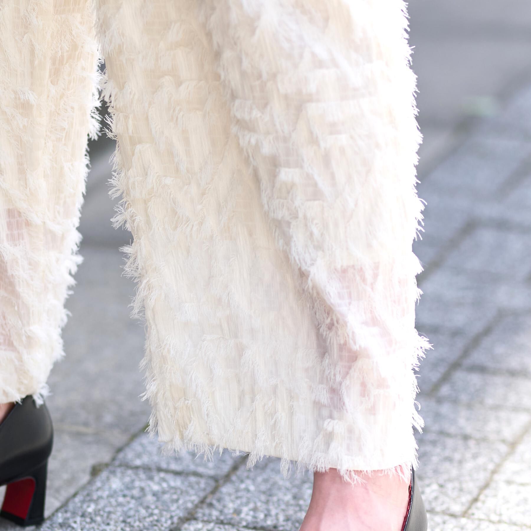 DRESSTERIOR「【セットアップ可/美人百花/美香さん着用】カットジャカードイージーパンツ」|その他|