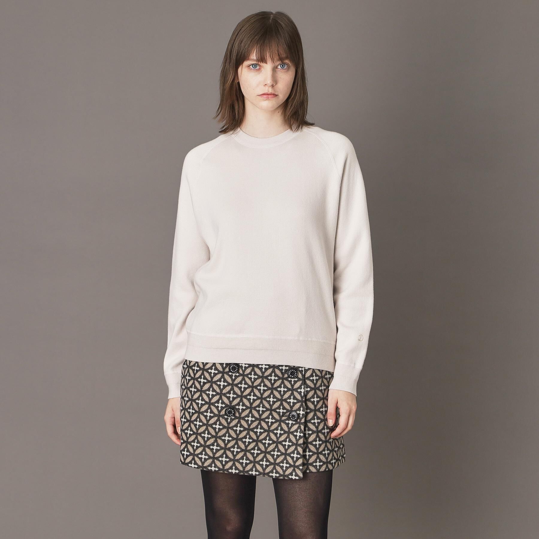 DRESSTERIOR「【洗える/7色展開】ウォッシャブルコットンカシミヤニット」|ニット・セーター|