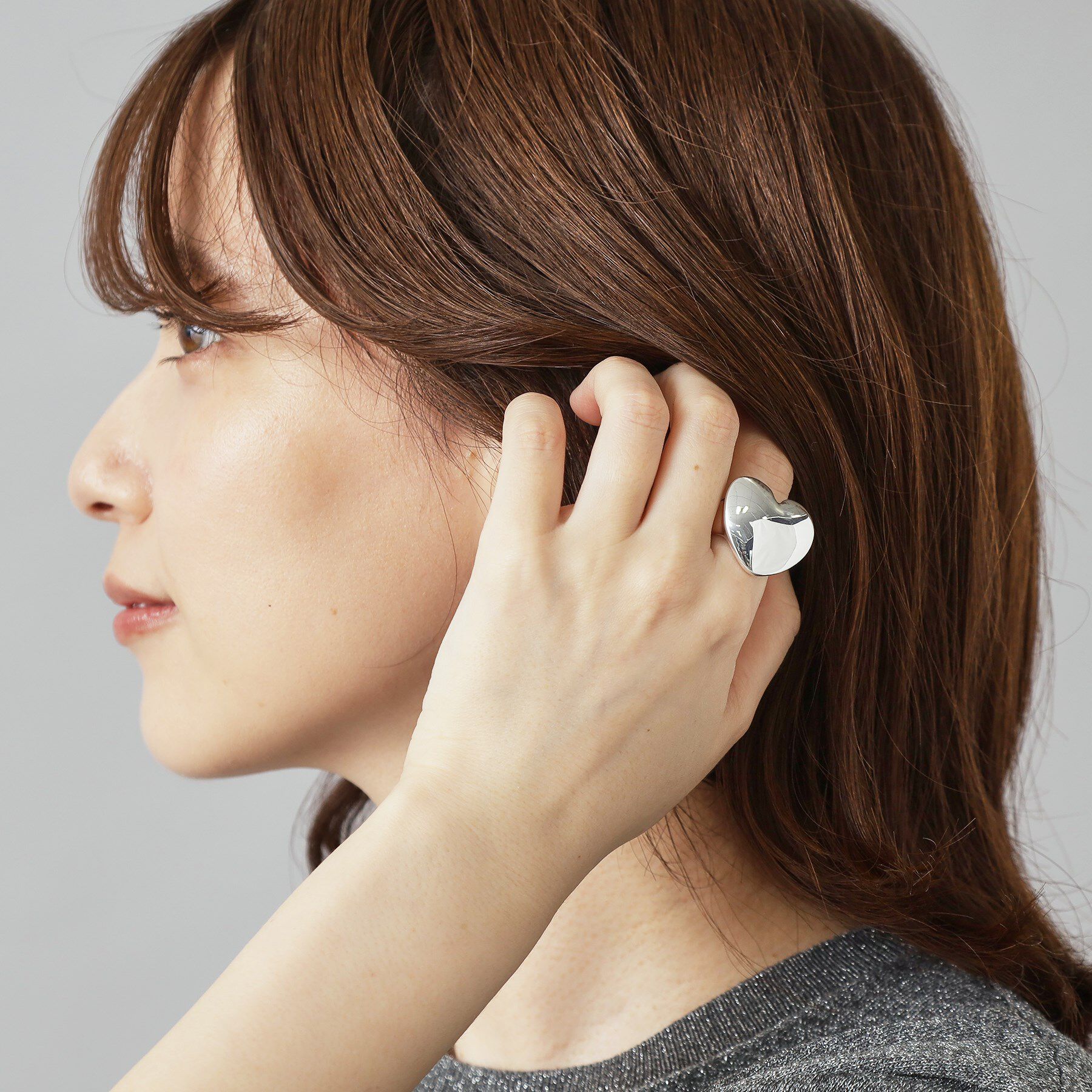 DRESSTERIOR「Silver925ハートリング」|リング|