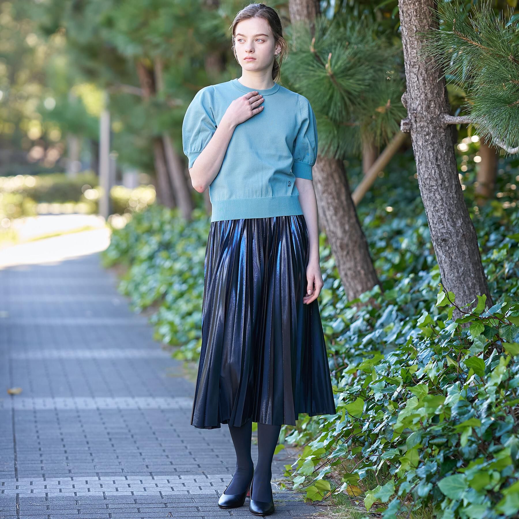 DRESSTERIOR「パフスリーブニット」|ニット・セーター|