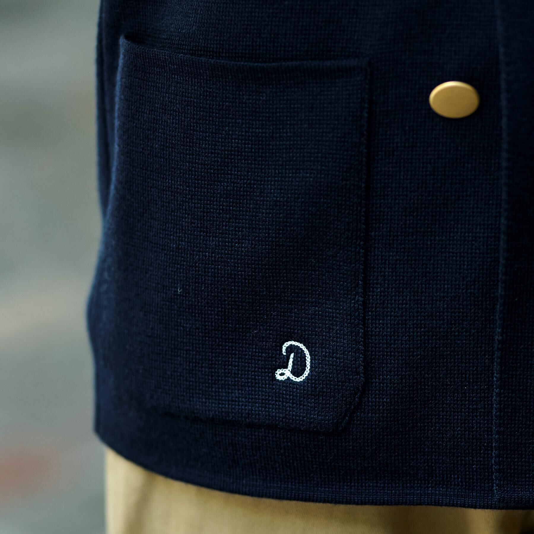 DRESSTERIOR「ダブルブレスト ニットジャケット」|テーラードジャケット|