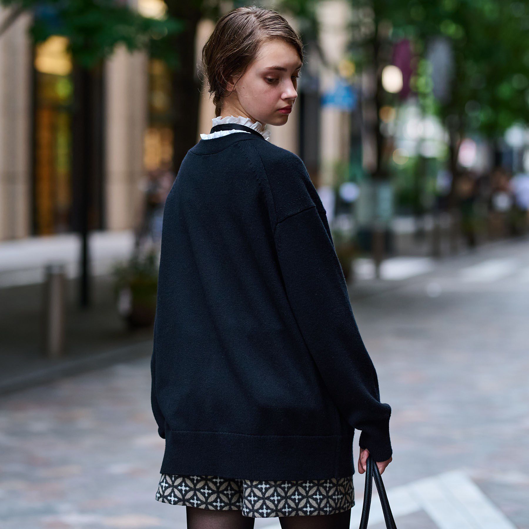 DRESSTERIOR「レタードニットカーディガン」|カーディガン|