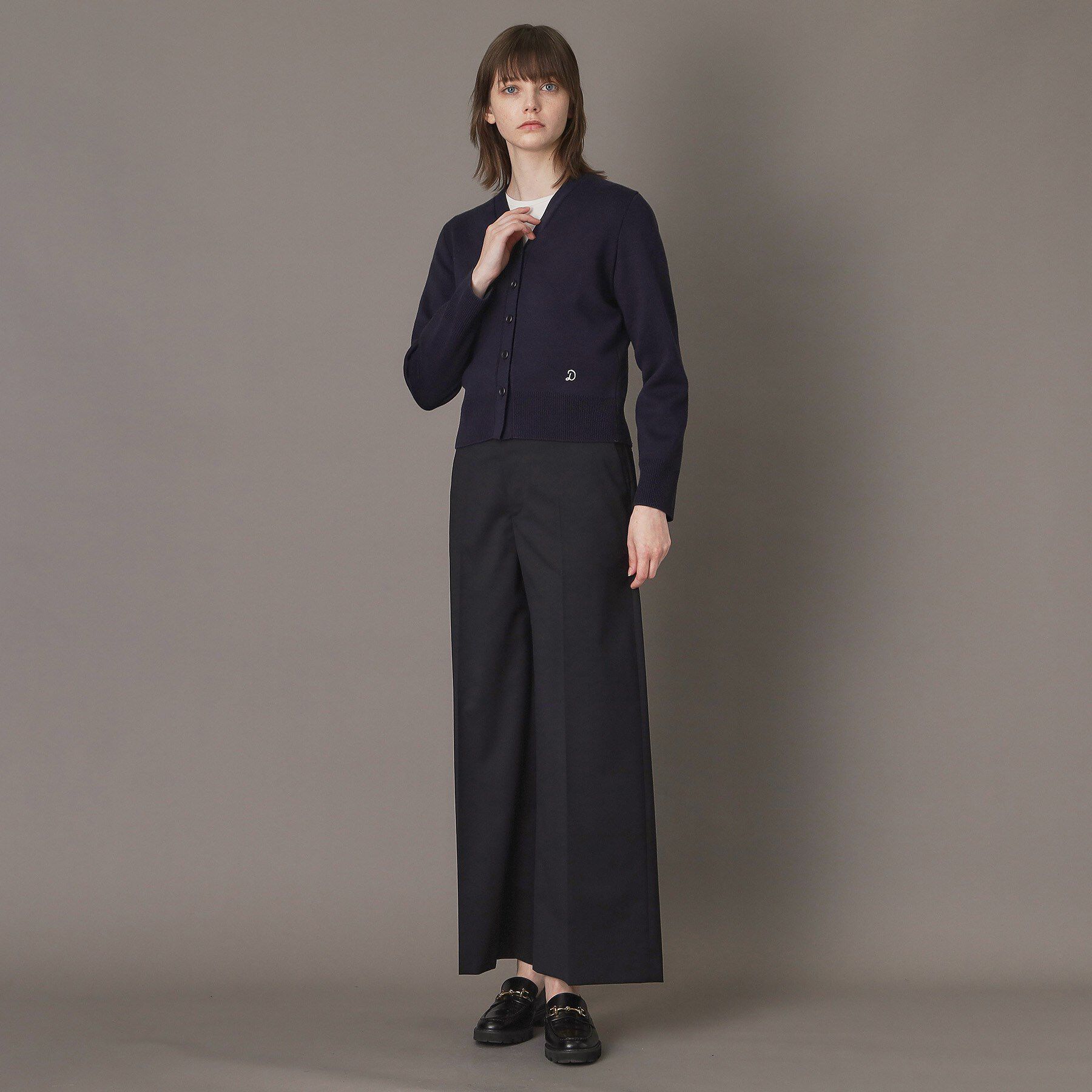 DRESSTERIOR「ミラノリブカーディガン」|カーディガン|