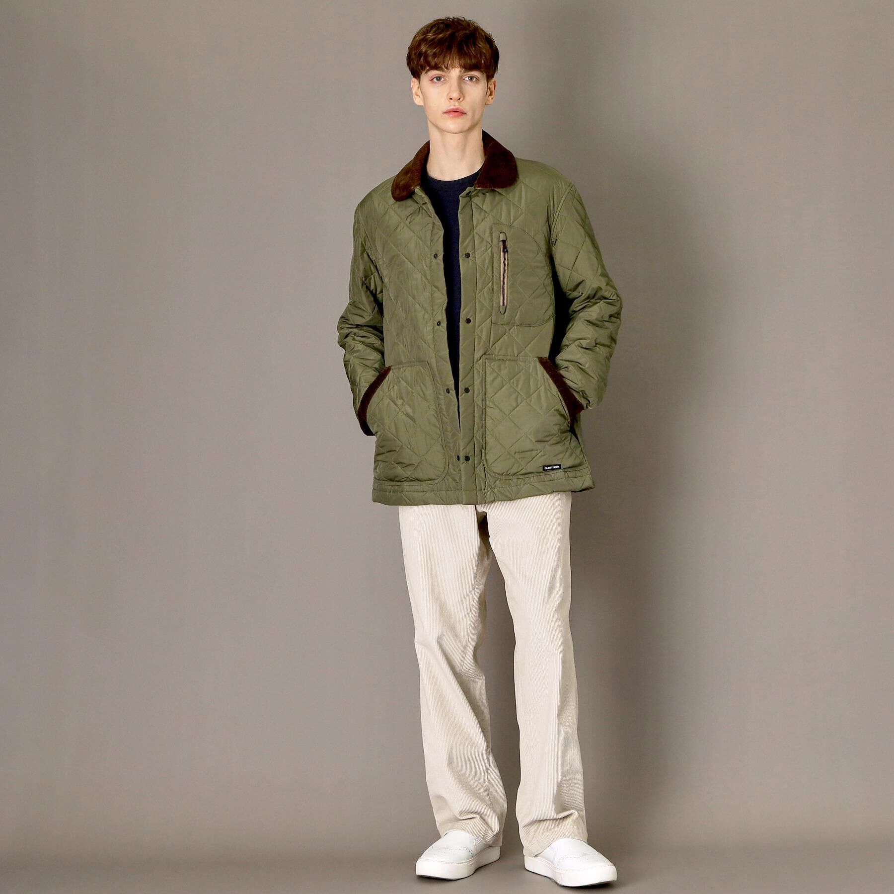 DRESSTERIOR「キルティング ハンティングジャケット」|ブルゾン・スタジャン|