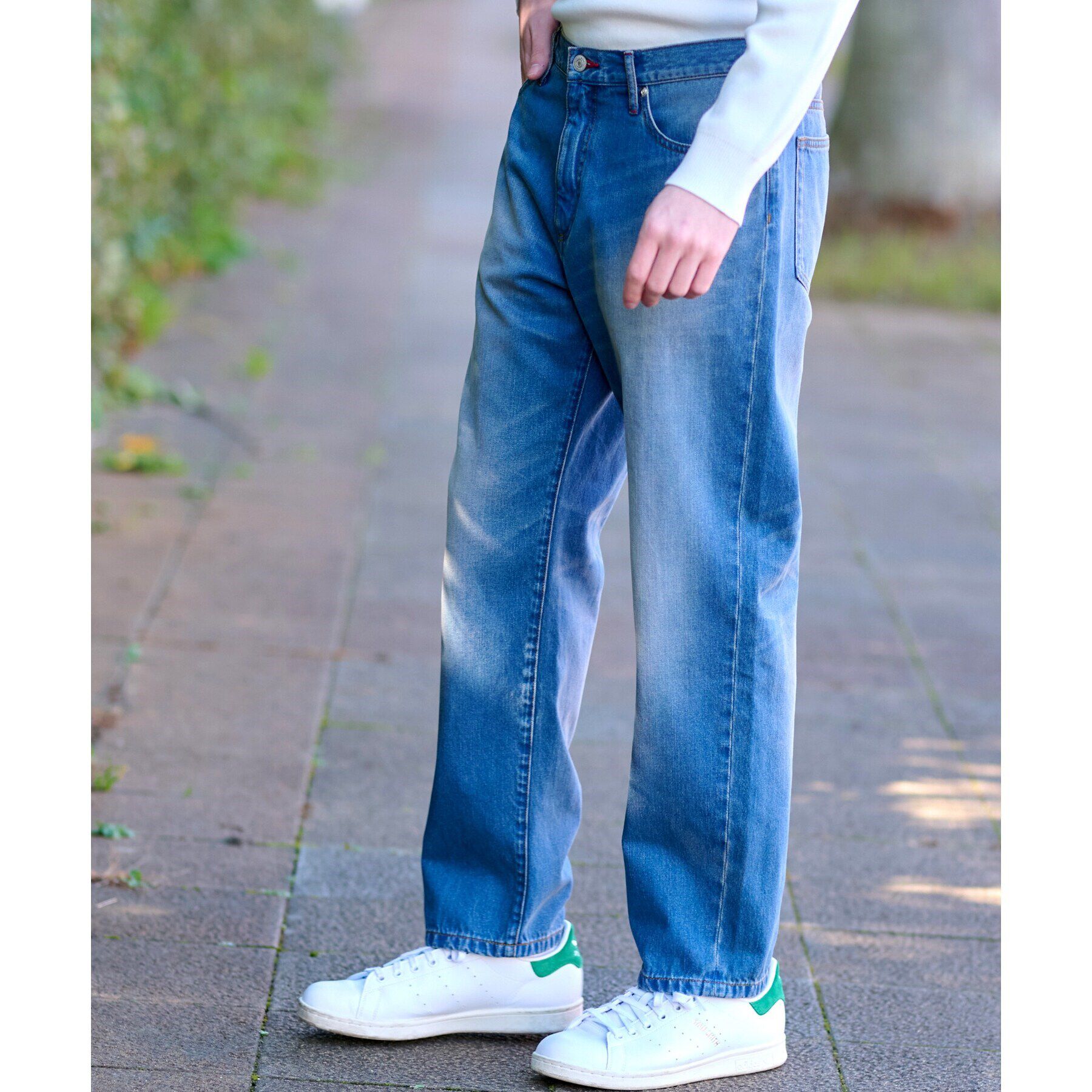 DRESSTERIOR「【Safari5月号掲載】10．6oz コンフォートワイドデニムパンツ」|デニム|