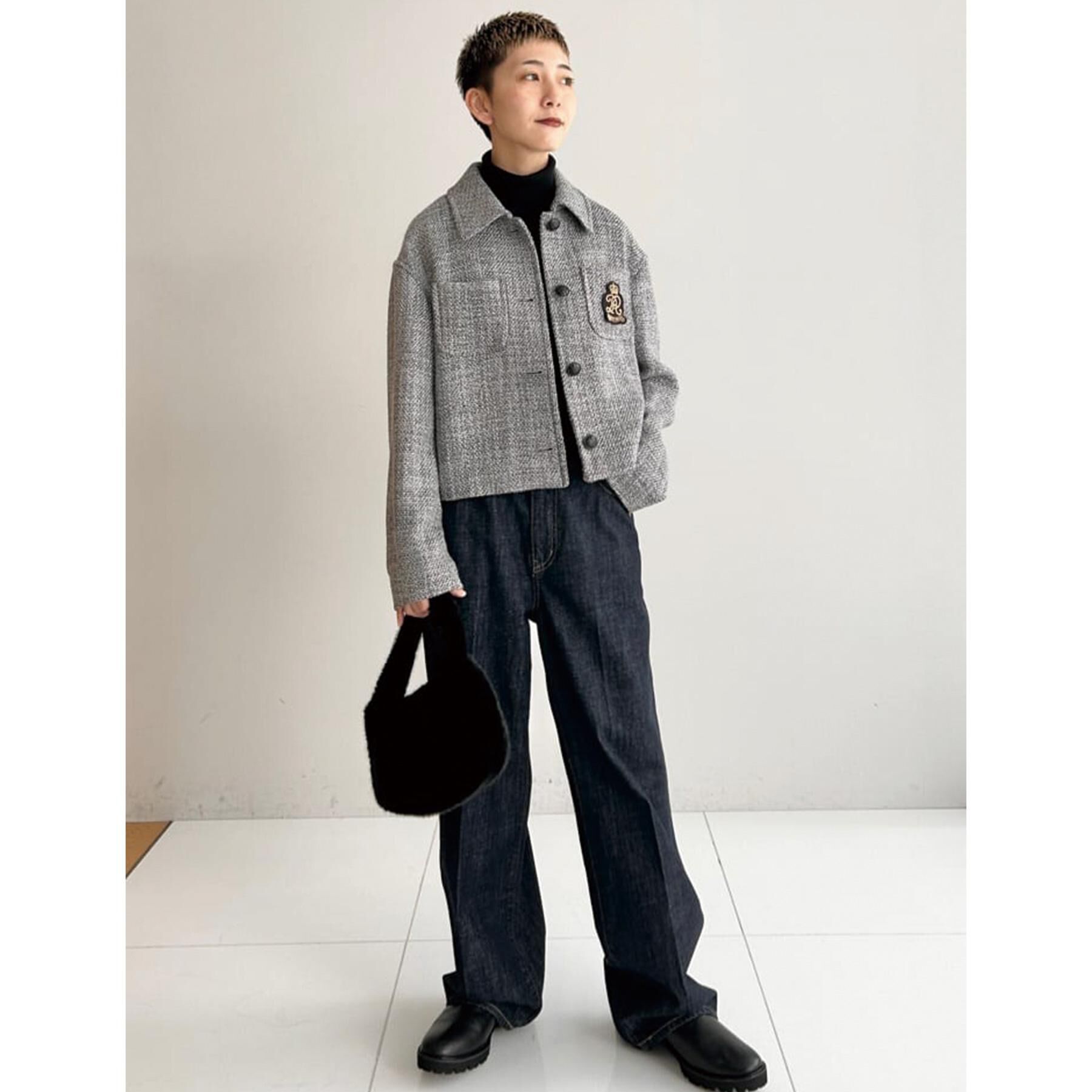 DRESSTERIOR「【大人MUSE5月号掲載】センタープレスストレートデニム」|デニム|