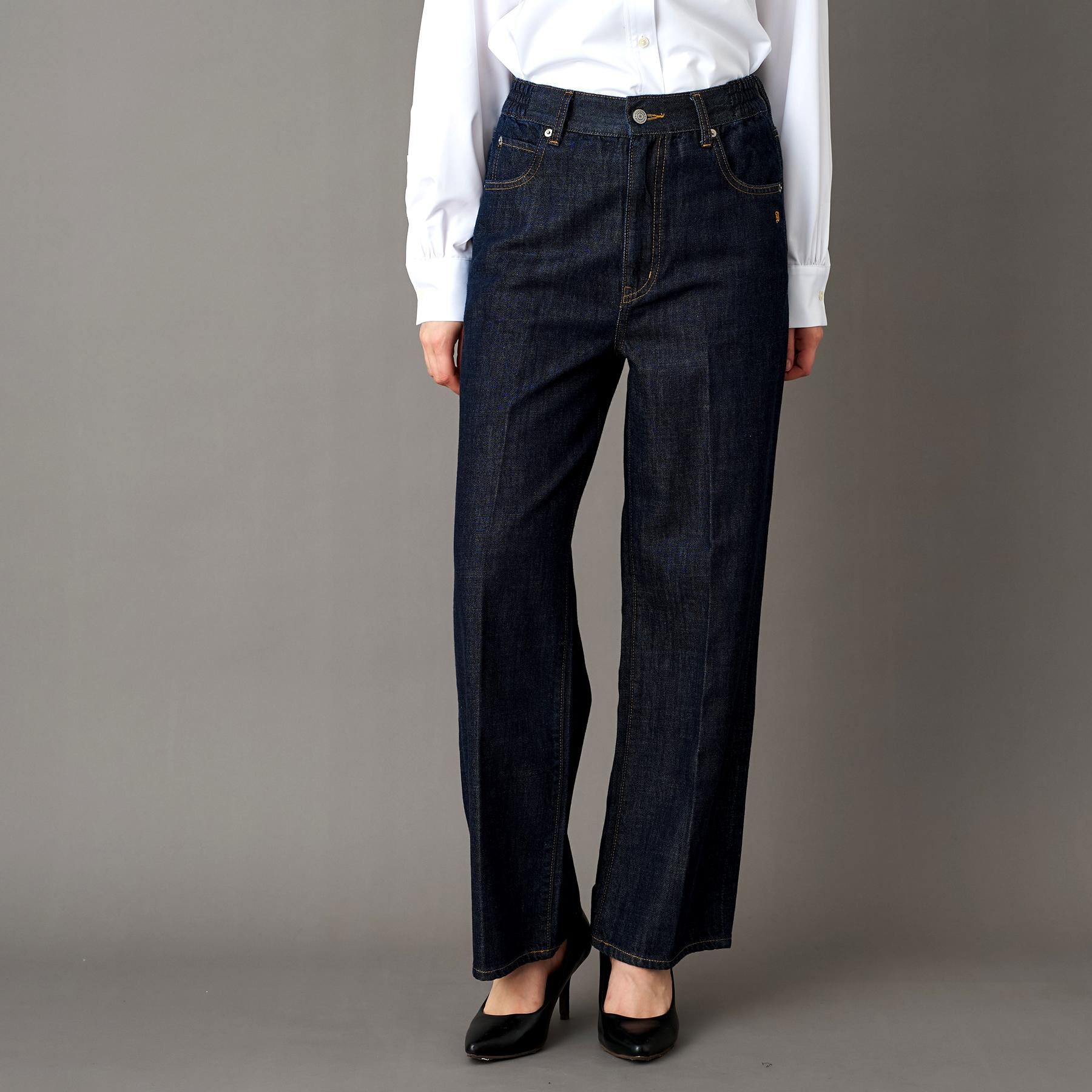 DRESSTERIOR「【大人MUSE5月号掲載】センタープレスストレートデニム」|デニム|